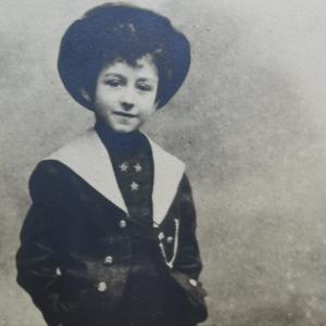 Pierre Sandrini enfant, à 5 ans